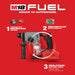 Milwaukee 2912-20 M18 FUEL™ 1" SDS Plus Rotary Hammer - 3