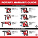 Milwaukee 2912-22DE M18 FUEL™ 1" SDS Plus Rotary Hammer Dust Extractor Kit - 10