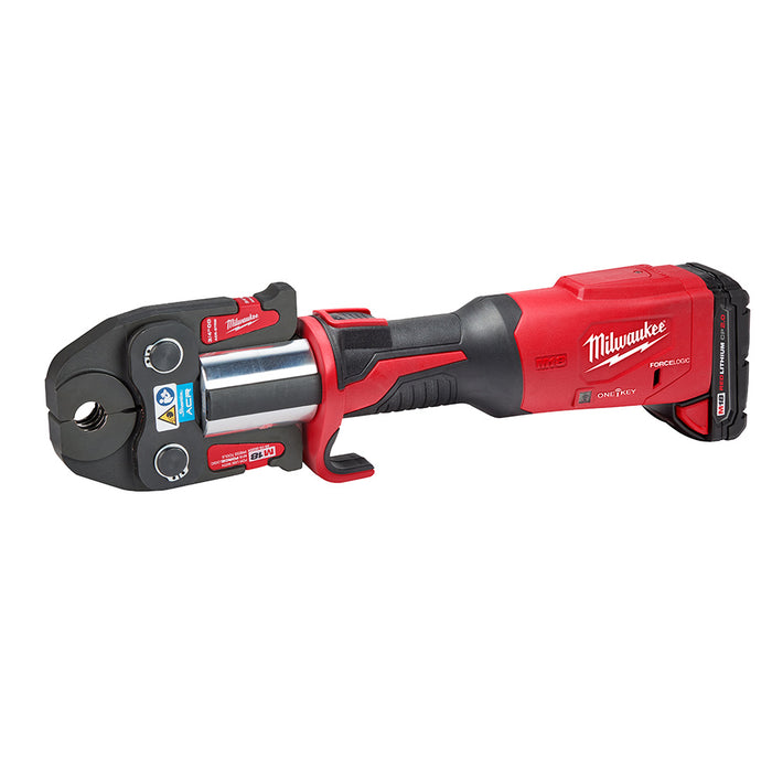 Milwaukee 2922-22M M18™ FORCE LOGIC™ Press Tool w/ ONE-KEY™ w/ ¼” – 7/8” Streamline™ ACR Press Jaws