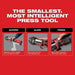 Milwaukee 2922-22M M18™ FORCE LOGIC™ Press Tool w/ ONE-KEY™ w/ ¼” – 7/8” Streamline™ ACR Press Jaws - 5