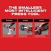 Milwaukee 2922-22M M18™ FORCE LOGIC™ Press Tool w/ ONE-KEY™ w/ ¼” – 7/8” Streamline™ ACR Press Jaws - 5