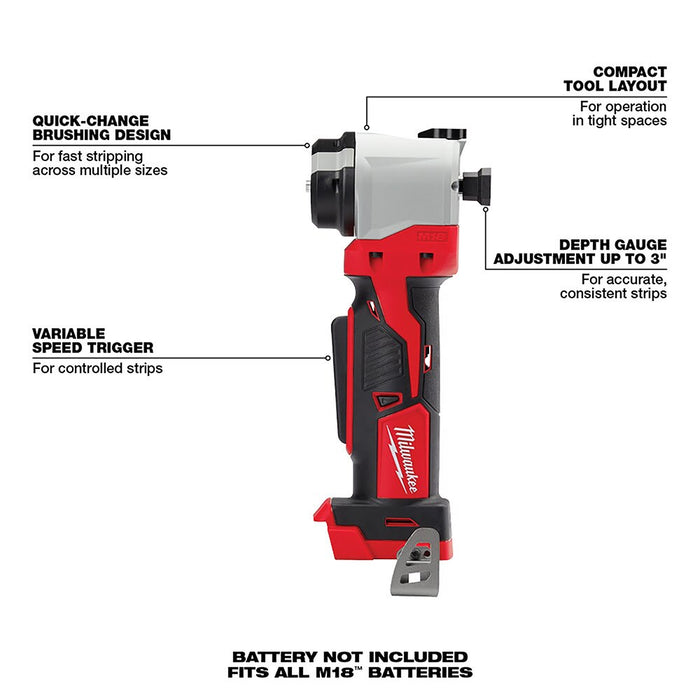 Milwaukee 2935-20 M18 Cable Stripper (Tool-Only) - 4