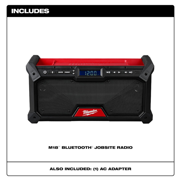 Milwaukee 2952-20 M18 Bluetooth Jobsite Radio - 2