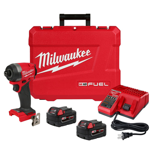 Milwaukee 2953-22 M18 FUEL 1/4" Hex Impact Driver Kit - 2