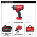 Milwaukee 2967-21F M18 FUEL 1/2" High Torque Impact Wrench w/ Friction Ring REDLITHIUM FORGE Kit - 2