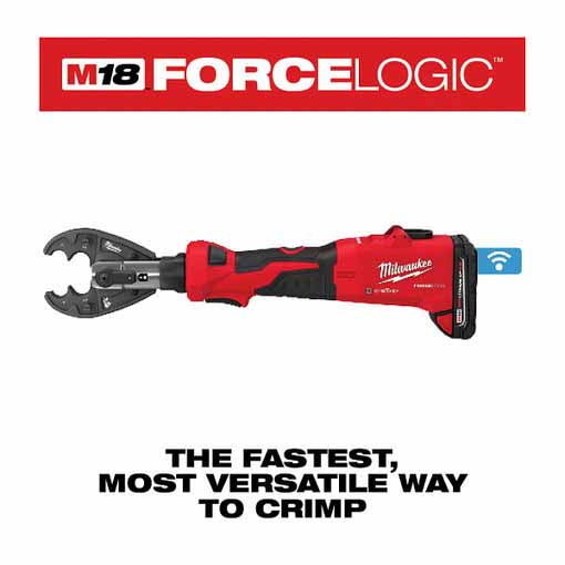 Milwaukee 2978-22O M18™ FORCE LOGIC™ 6T Linear Utility Crimper Kit w/ O-D3 Jaw  (2978-220) - 8