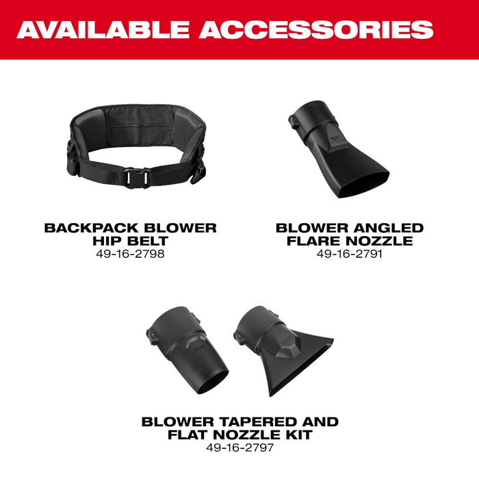 Milwaukee 3009-24HD M18 FUEL Dual Battery Backpack Blower Kit - 15