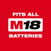 Milwaukee 3120-21 M18 Brushless Single Acting 60 in 3 10,000psi Hydraulic Pump - 12
