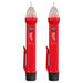 Milwaukee 3200D-20 Non-Contact Voltage Detector 50V to 1000V AC with Audible LED Alerts (2 Pack)