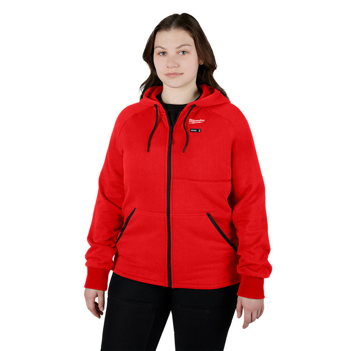 Milwaukee 336R-21 M12 Red Heated Women's Hoodie Kit - 4