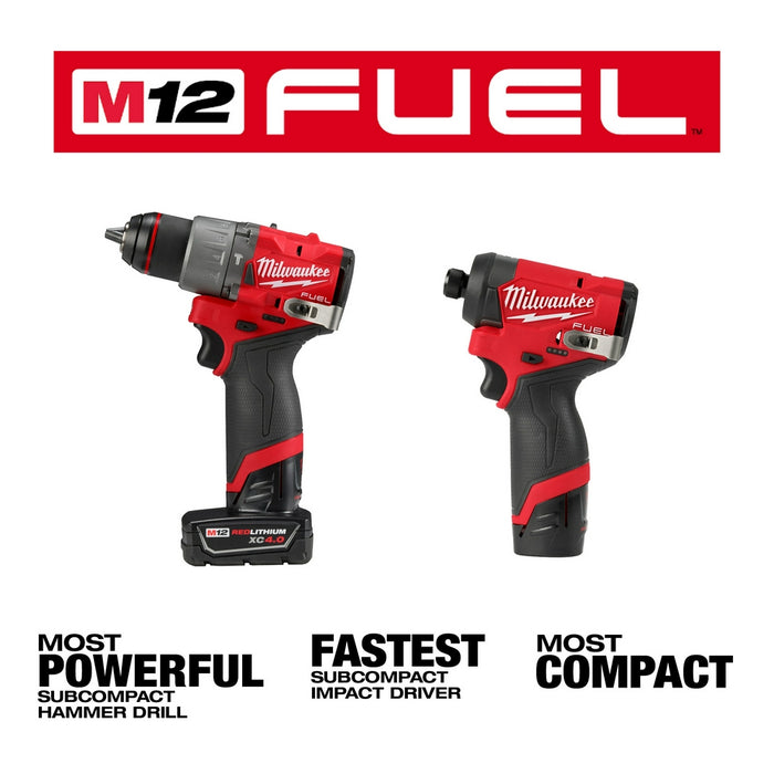 Milwaukee 3497-22 M12 FUEL 2-Tool Combo Kit - 3