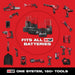 Milwaukee 3497-25 M12 FUEL 12-Volt Lithium-Ion Cordless 5-Tool Combo Kit w/(2) Batteries and Bag - 12