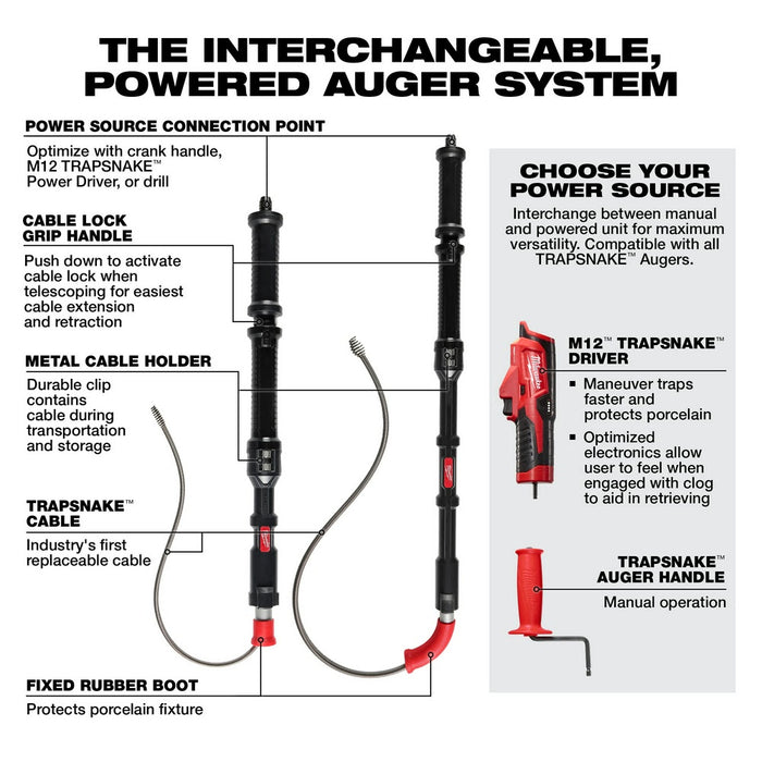 Milwaukee 3577-21 M12 TRAPSNAKE 2 - Tool Combo Kit - 7