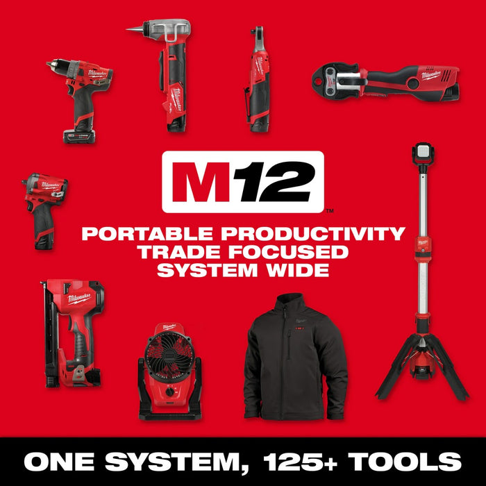 Milwaukee 3577-21 M12 TRAPSNAKE 2 - Tool Combo Kit - 14