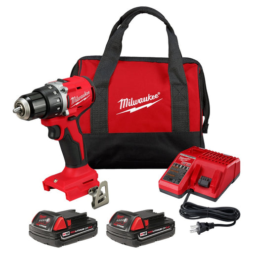 Milwaukee 3601-22CT M18 Compact Brushless 1/2" Drill/Driver Kit