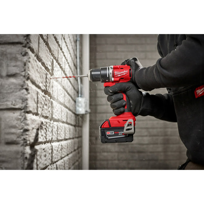 Milwaukee 3602-20 M18 Compact Brushless 1/2" Hammer Drill/Driver - 8