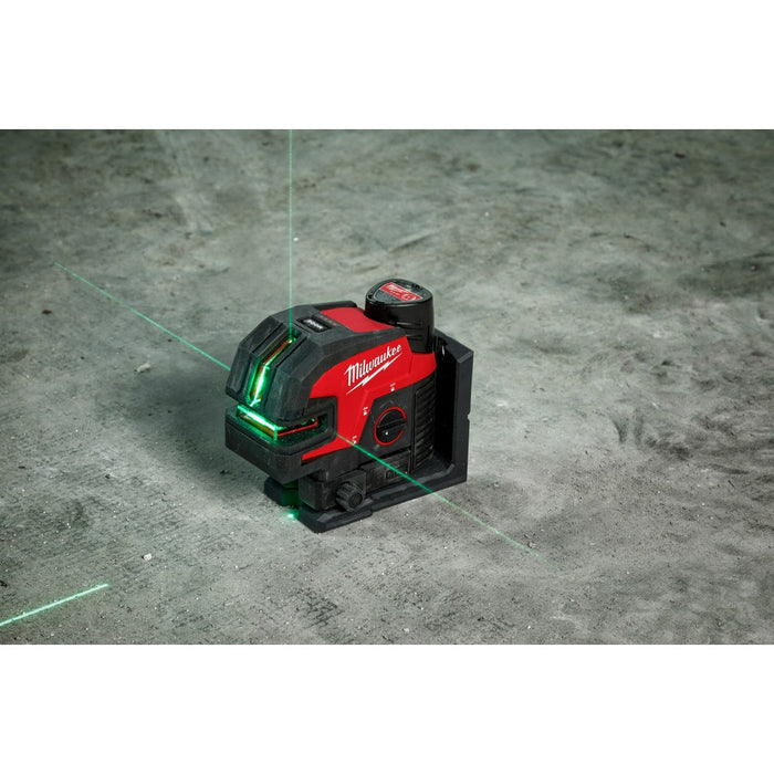 Milwaukee 3624-20 M12 Green Laser - Cross Line & 4-Points - 5