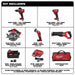 Milwaukee 3697-25 M18 FUEL 5-Tool Combo Kit - 3