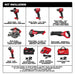 Milwaukee 3697-27 M18 Fuel 7-Tool Combo Kit - 16