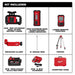 Milwaukee 3704-21T M18 Red Exterior Dual Slope Rotary Laser Level Kit w/ Receiver, Remote, Grade Rod & Tripod - 5