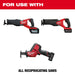 Milwaukee 48-00-1303 12" x 5TPI Wood Pruning Sawzall Blade 5-Pack - 4