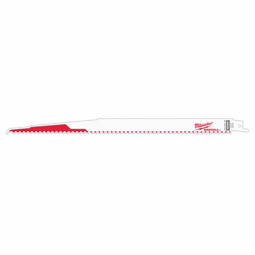 Milwaukee 48-00-5037 12" x 6TPI Bi-Metal Super Sawzall Blade 5-Pack - 2