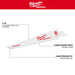 Milwaukee 48-00-5053 6” 8TPI Drywall SAWZALL Blades (3 pk) - 4