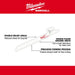 Milwaukee 48-00-5162 3-5/8" x 14TPI Bi-Metal Super Sawzall Blade - 5