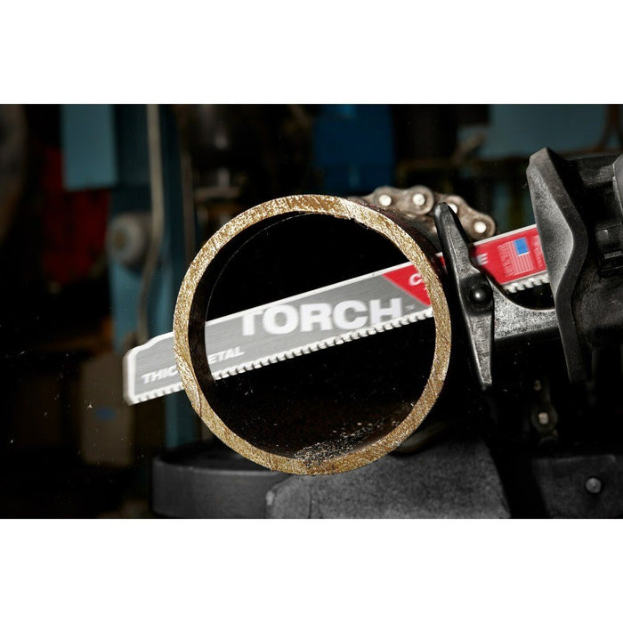 Milwaukee 48-00-5201 6" 8TPI Torch Metal Cutting Sawzall Blade with Carbide Teeth - 11