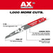 Milwaukee 48-00-5221 AX Sawzall Blade With Carbide Teeth, 6" 5T - 5