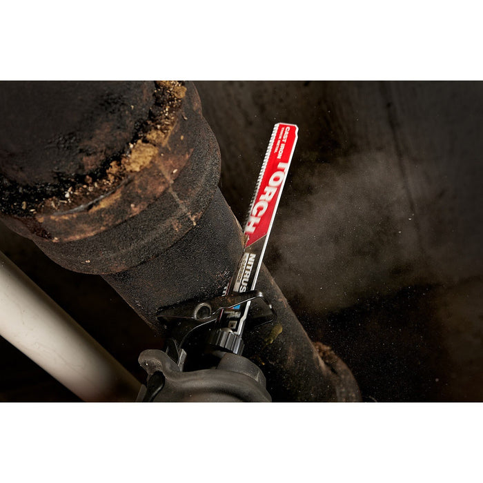 Milwaukee 48-00-5263 12" 7TPI The TORCH with NITRUS Carbide for Cast Iron SAWZALL  Blade 1PK - 10