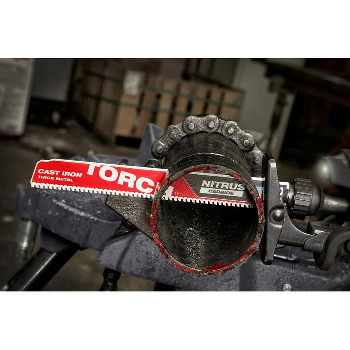 Milwaukee 48-00-5263 12" 7TPI The TORCH with NITRUS Carbide for Cast Iron SAWZALL  Blade 1PK - 11