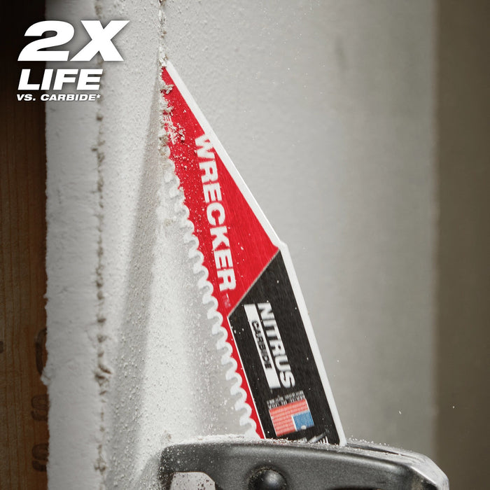 Milwaukee 48-00-5271 6" 6TPI The Wrecker with Nitrus Carbide 1PK - 5