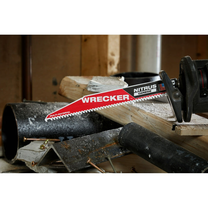 Milwaukee 48-00-5271 6" 6TPI The Wrecker with Nitrus Carbide 1PK - 12
