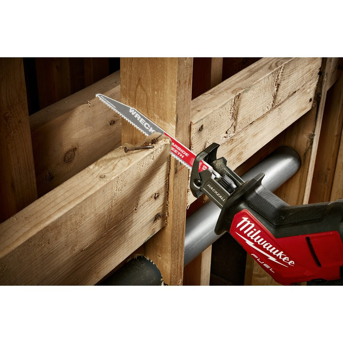 Milwaukee 48-00-5342 9" 6 TPI THE WRECKER™ with Carbide Teeth SAWZALL® Blade 3PK - 13