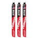 Milwaukee 48-00-5362 9" 7TPI The TORCH with NITRUS CARBIDE for CAST IRON 3PK