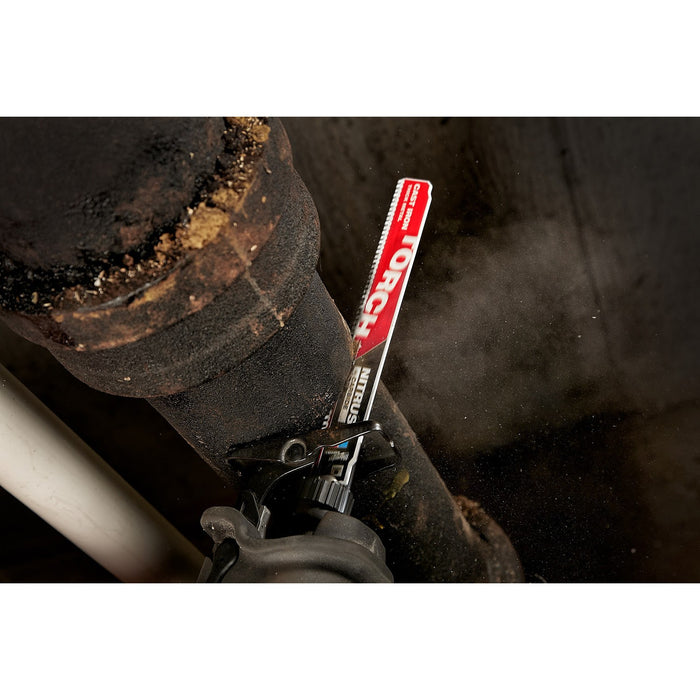 Milwaukee 48-00-5561 6" 7TPI The TORCH with NITRUS CARBIDE for CAST IRON 5PK - 9