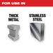 Milwaukee 48-00-8502 9" 7TPI The TORCH™ with Carbide Teeth SAWZALL® Blade 25PK - 4