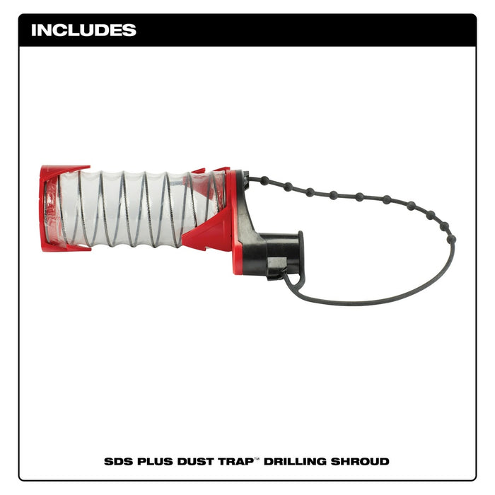 Milwaukee 48-03-3135 SDS+ DUST TRAP Drilling Shroud - 2