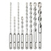 Milwaukee 48-20-7673 8pc. SDS Plus M/2 2-Cutter Drill Bit Kit