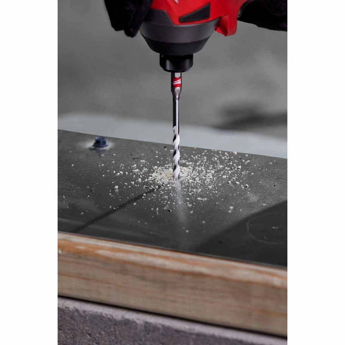 Milwaukee 48-20-8882 5/32" x 4" x 6" SHOCKWAVE Impact Duty Carbide Multi-Material Drill Bit - 9