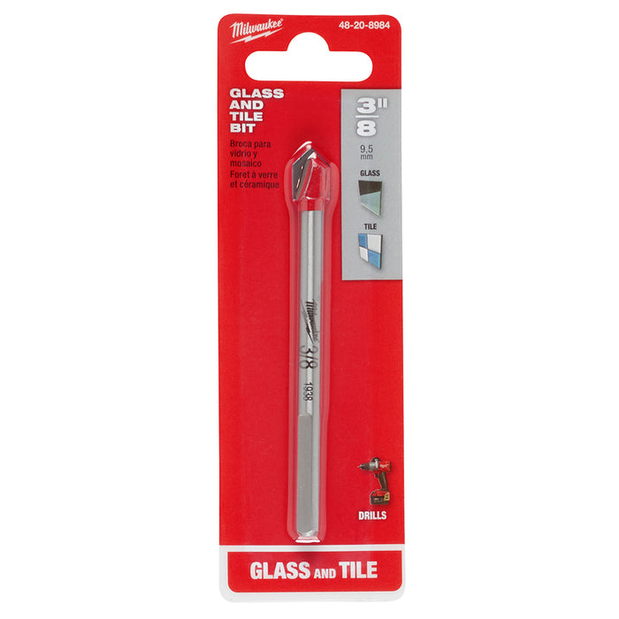 Milwaukee 48-20-8984 3/8" Glass and Tile Bit - 5