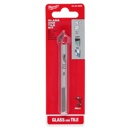 Milwaukee 48-20-8985 1/2" Glass and Tile Bit - 2