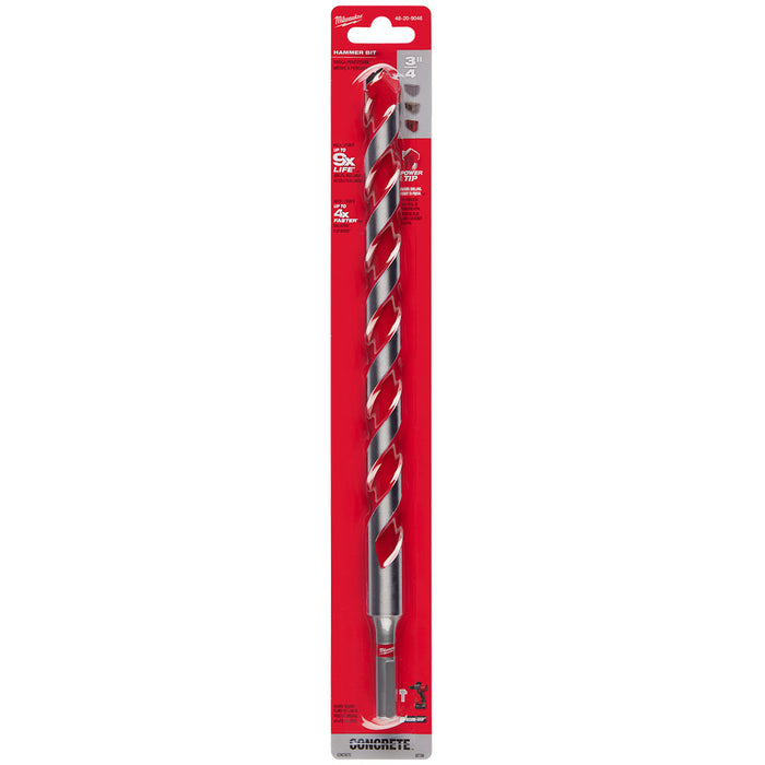 Milwaukee 48-20-9046 3/4" x 10" x 12" Carbide Hammer Drill Bit - 11