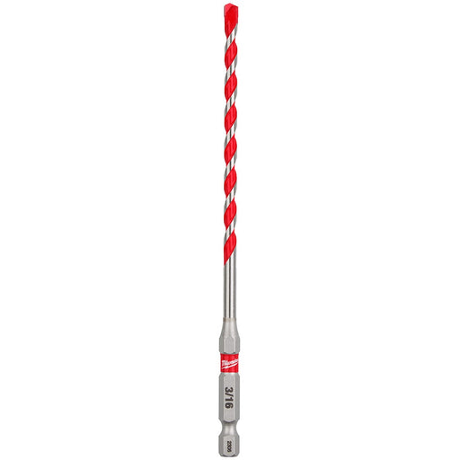 Milwaukee 48-20-9106 3/16" x 4" x 6" SHOCKWAVE™ Carbide Hammer Drill Bit - 25 Pack