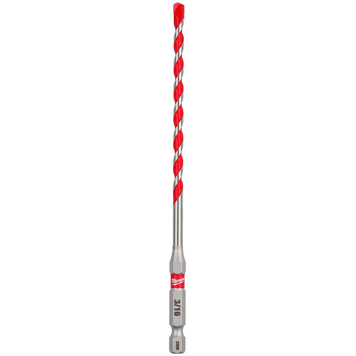 Milwaukee 48-20-9106 3/16" x 4" x 6" SHOCKWAVE™ Carbide Hammer Drill Bit - 25 Pack