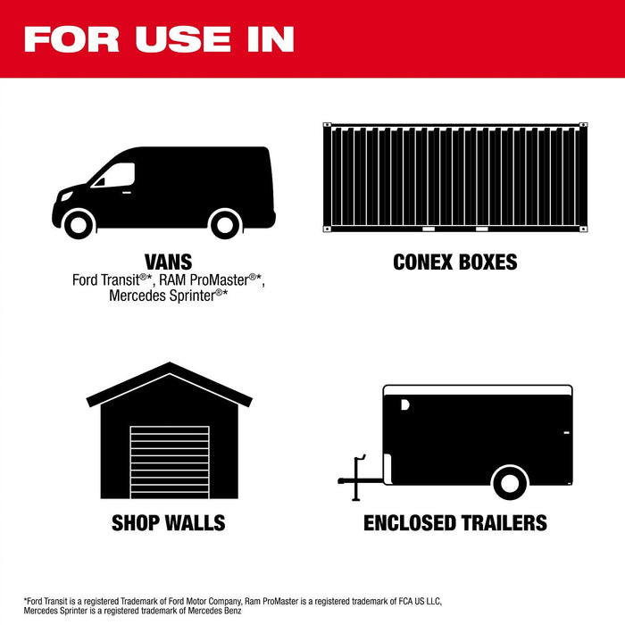 Milwaukee 48-21-8010 PACKOUT Rack Frame for Modular Storage System - 4
