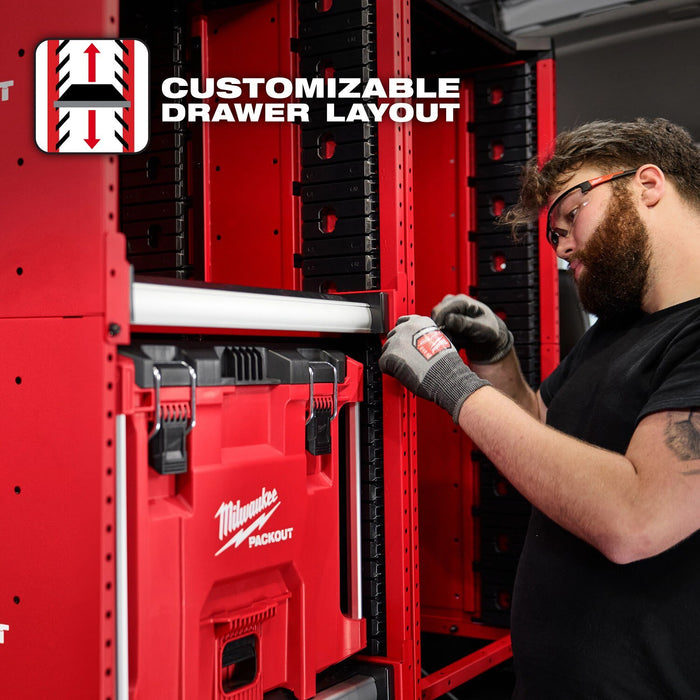 Milwaukee 48-21-8040 PACKOUT Rack Drawer for Modular Storage System - 6