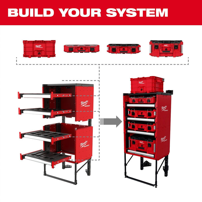 Milwaukee 48-21-8040 PACKOUT Rack Drawer for Modular Storage System - 10