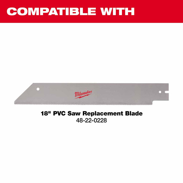 Milwaukee 48-22-0218 18" PVC Saw - 4